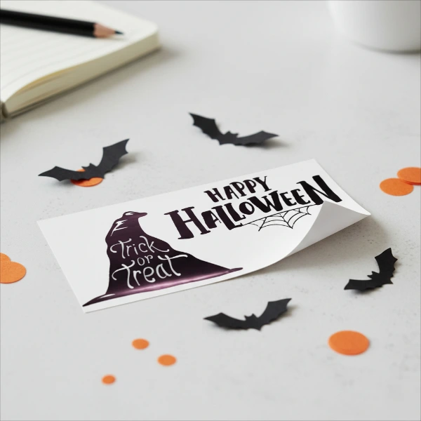 Happy Halloween Temalı Duvar Stickerı ( Lisinya ) Happy Halloween Temalı Duvar Stickerı ( Lisinya )