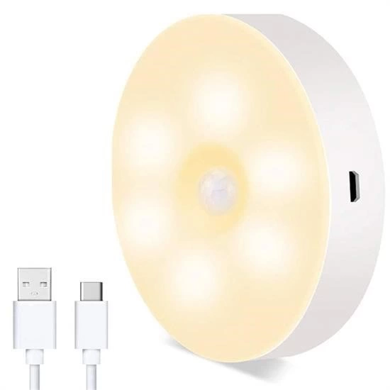 Hareket Sensörlü Usb Şarjlı Spot Lamba Mıknatıslı Ve Yapışkanlı Gün Işığı Renk Led ( Lisinya ) Hareket Sensörlü Usb Şarjlı Spot Lamba Mıknatıslı Ve Yapışkanlı Gün Işığı Renk Led ( Lisinya )