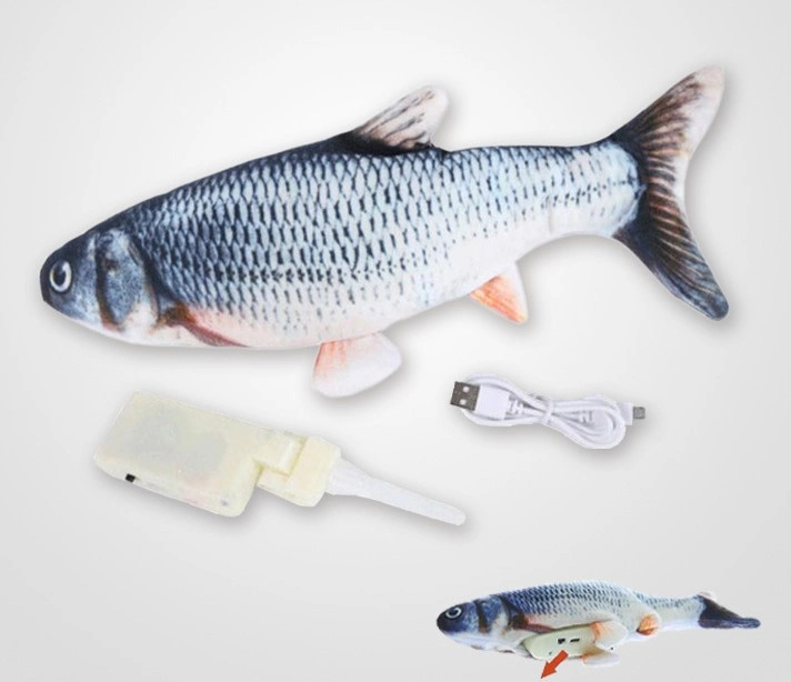 Hareketli Balık Kedi Oyuncağı Şarjlı ( Lisinya )