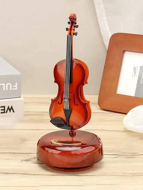 Hareketli Violin Müzik Kutusu ( Lisinya )