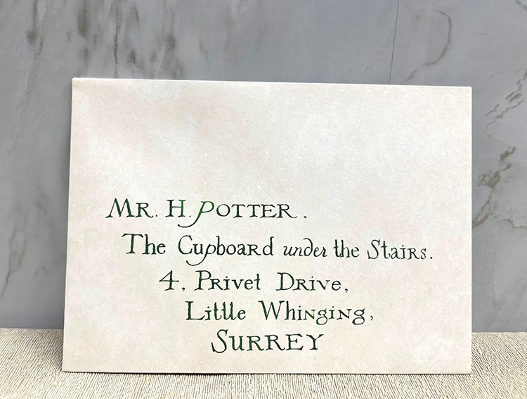 Harry Potter Davet Mektubu 10'lu ( Lisinya )