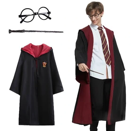 Harry Potter Gryffindor Kapşonlu Çocuk Kostüm Seti 7-8 Yaş ( Lisinya ) Harry Potter Gryffindor Kapşonlu Çocuk Kostüm Seti 7-8 Yaş ( Lisinya )