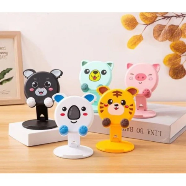 Hayvan Figürlü Masaüstü Telefon Standı 5 Model ( Lisinya )