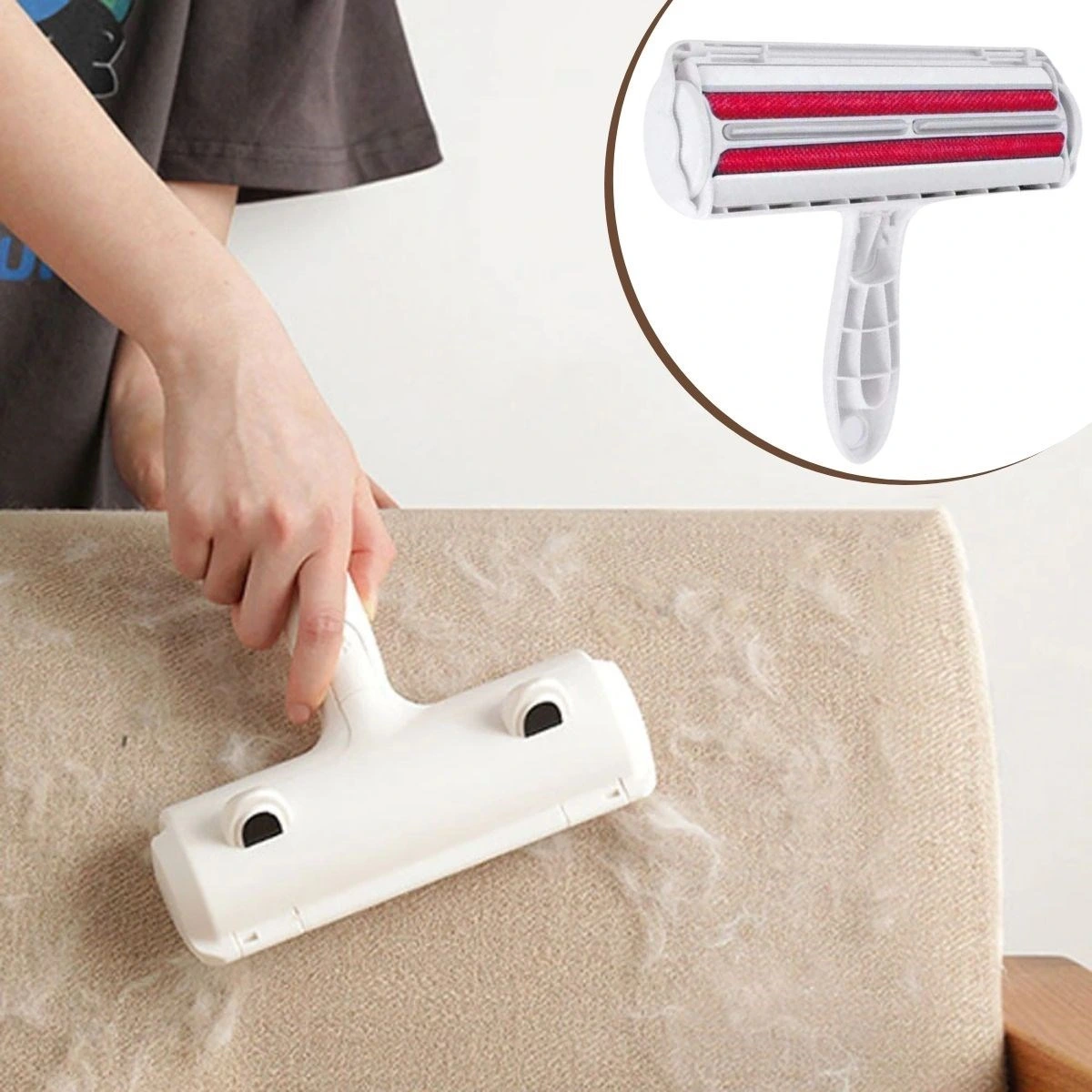 Hazneli Kedi Köpek Tüy Toplama Aleti ( Lisinya )