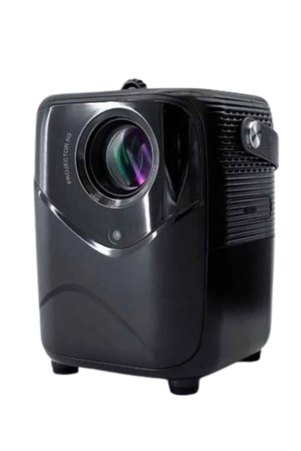 Hd Ayaklı Portatif Projeksiyon Cihazı Bluetooth Kablosuz Akıllı Android İşlemcili ( Lisinya )