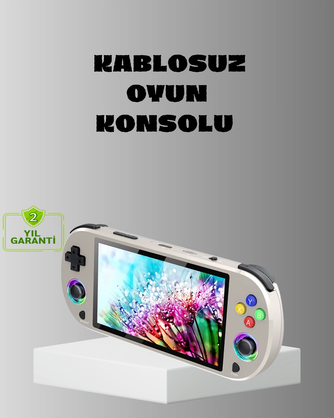 Hd Çıkış Destekli Taşınabilir Oyun Konsolu – 5 İnç Ips Ekran, Rgb Işıklı ( Lisinya )