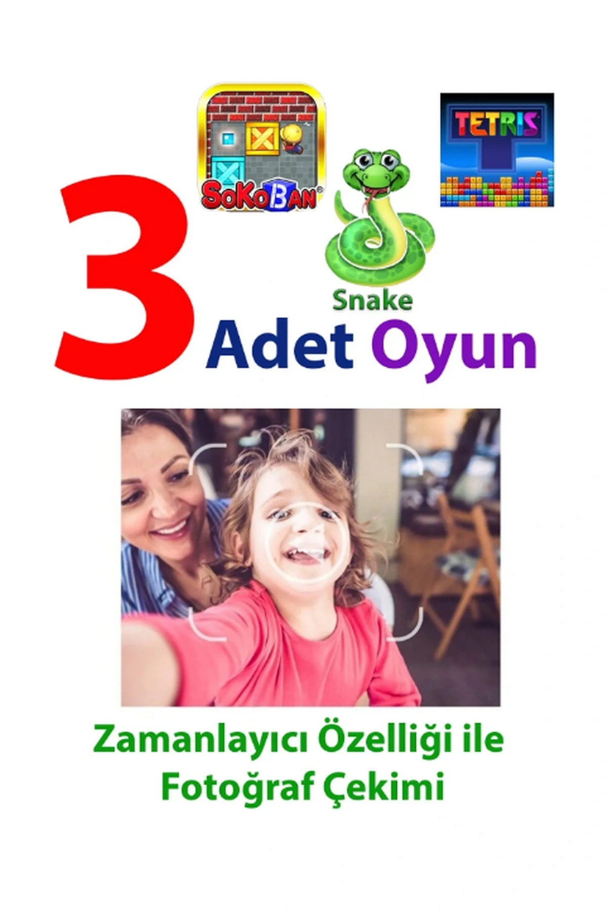 Hd Kamera Karikatür Tripodlu Çocuk Dijital Kamera Fotoğraf Makinası 1080p Video Kaydedici 2.0 İnç ( Lisinya )