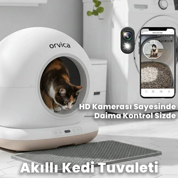 Hd Kameralı Akıllı Kedi Tuvaleti ( Lisinya )