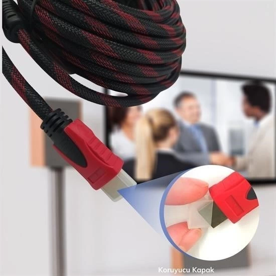 Hdmı Kablosu Hdtv Bilgisayar Uydu Görüntü Ses Full Hd Sargılı Görüntü Aktarma Kablosu ( Lisinya ) Hdmı Kablosu Hdtv Bilgisayar Uydu Görüntü Ses Full Hd Sargılı Görüntü Aktarma Kablosu ( Lisinya )