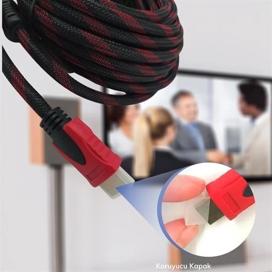 Hdmı Kablosu Hdtv Bilgisayar Uydu Görüntü Ses Full Hd Sargılı Görüntü Aktarma Kablosu ( Lisinya ) Hdmı Kablosu Hdtv Bilgisayar Uydu Görüntü Ses Full Hd Sargılı Görüntü Aktarma Kablosu ( Lisinya )