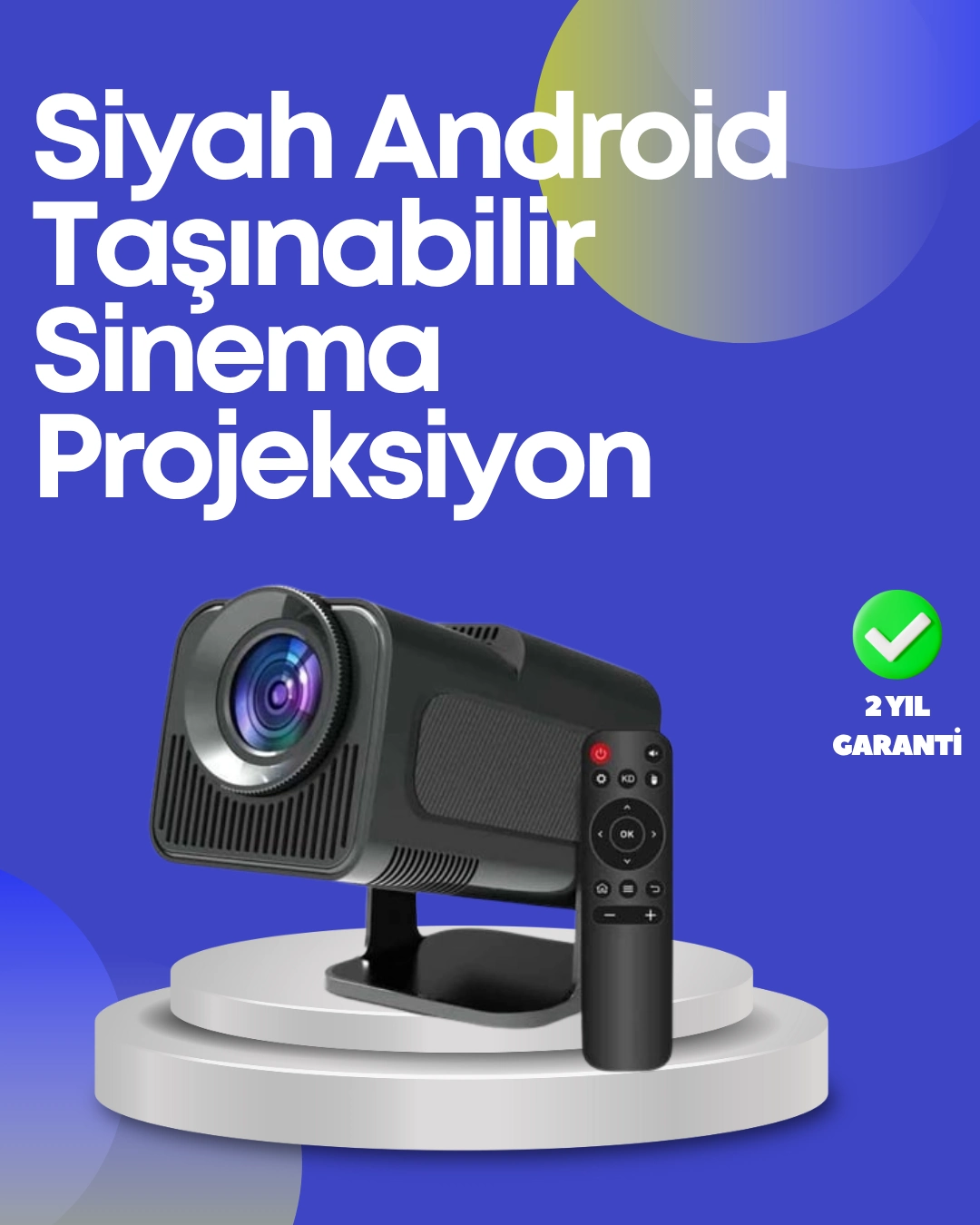 Hdmı, Usb Ve Kulaklık Girişli Çoklu Bağlantı Seçenekli Projektör ( Lisinya )