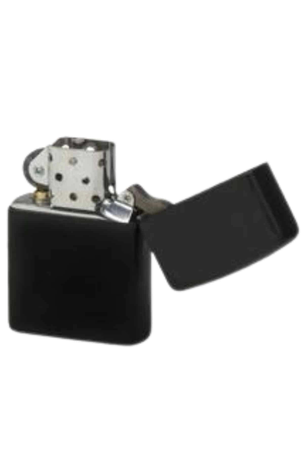 Hediyelik Zarif  Model Siyah Benzinli Çakmak ( Lisinya )