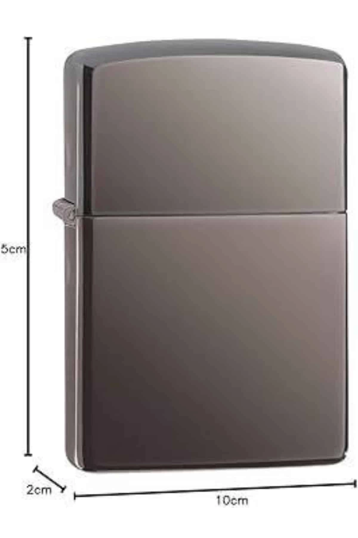 Hediyelik Zarif  Model Siyah Benzinli Çakmak ( Lisinya )