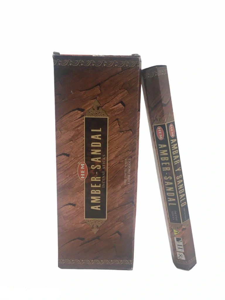 Hem Amber Sandal Aromalı Çubuk Tütsü ( Lisinya )