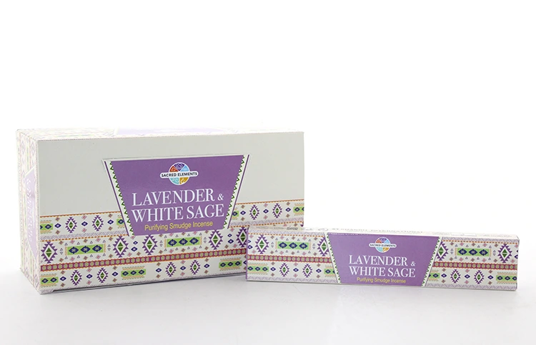 Hem Sacred Elements Lavender White Sage Masala Aromalı Çubuk Tütsü ( Lisinya )
