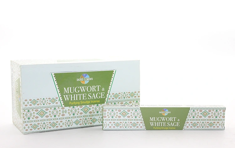 Hem Sacred Elements Mugwort & White Sage Masala Aromalı Çubuk Tütsü ( Lisinya )