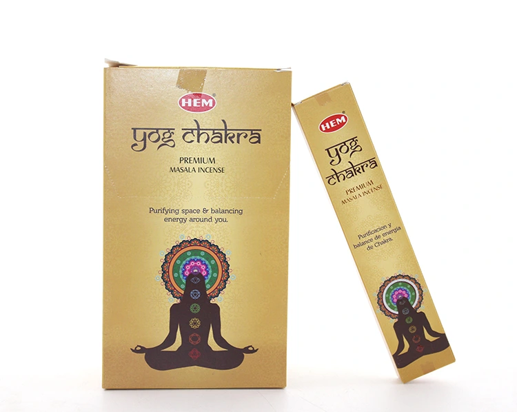 Hem Yog Chakra Masala Aromalı Çubuk Tütsü ( Lisinya )