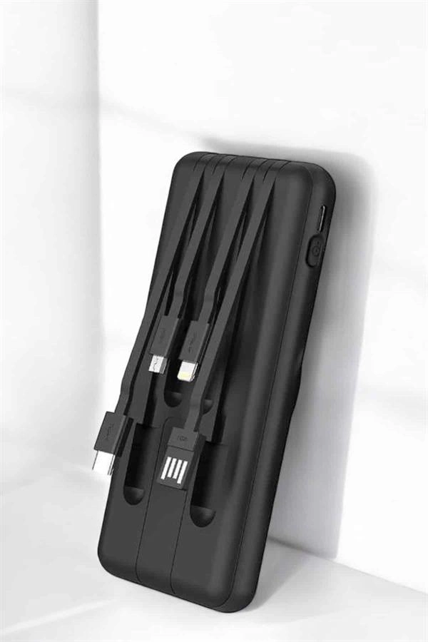 Hızlı Şarj Dijital Göstergeli Powerbankli Çoklu Şarj Özelliği ( Lisinya )