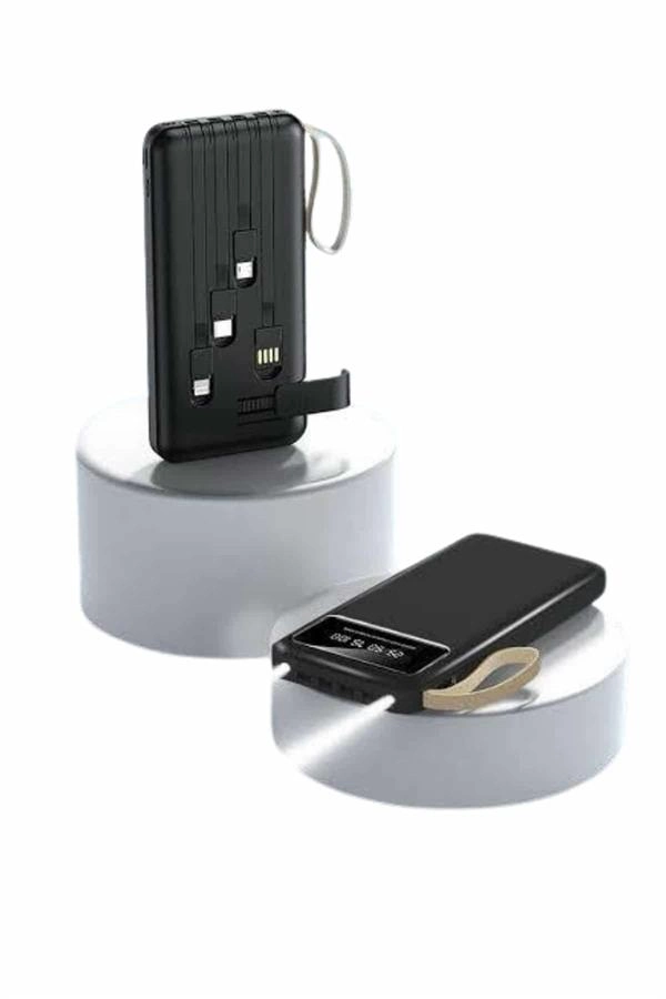 Hızlı Şarj Özellikli 20.000 Mah Dijital Göstergeli Usb Girişli Android Ve İos Uyumlu Powerbank ( Lisinya )