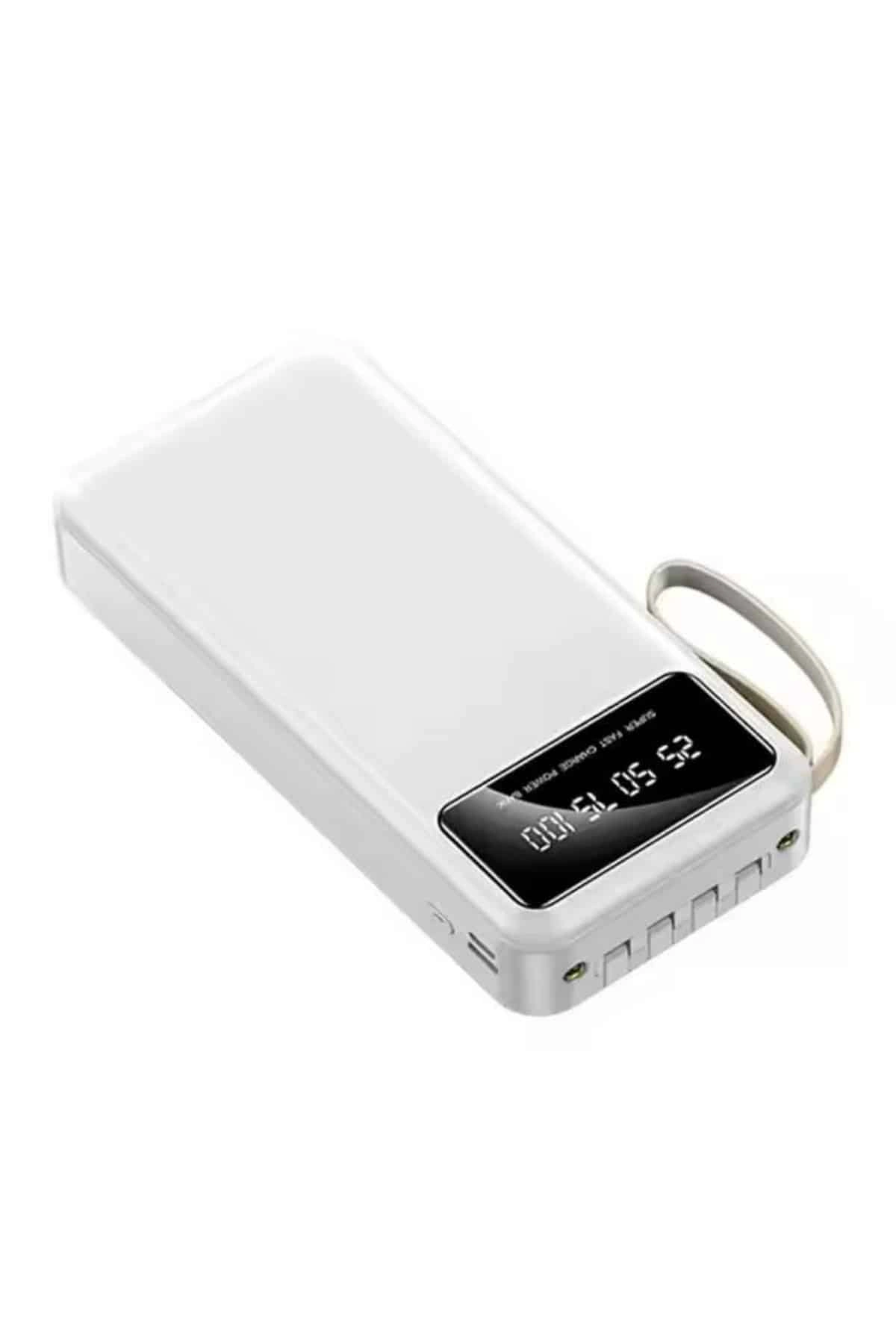 Hızlı Şarj Özellikli 20.000 Mah Dijital Göstergeli Usb Girişli Android Ve İos Uyumlu Powerbank ( Lisinya )