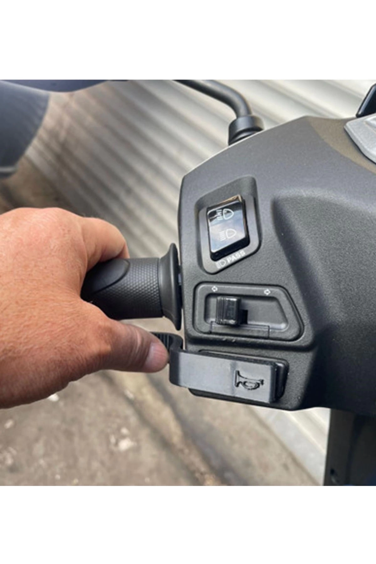 Honda Activa 125 Korna Düğmesi Uzatma Kolu - Özel 3d Tasarım ( Lisinya )