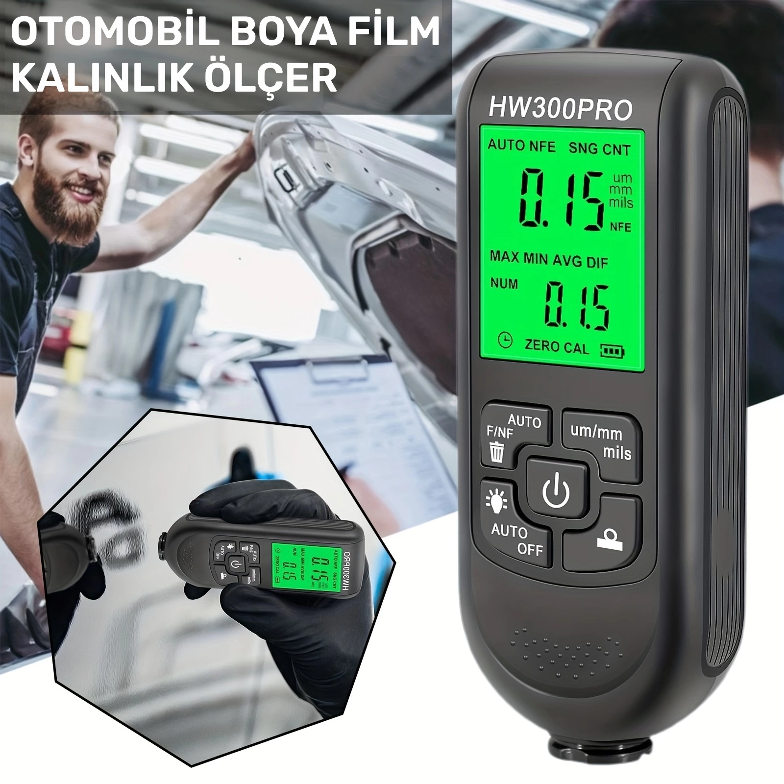 Hw-300pro Oto Boya Kalınlık Ölçer Fe Nfe 2000µm + 2 Fonksiyonlu Bardak Tutucu Hediyeli ( Lisinya ) Hw-300pro Oto Boya Kalınlık Ölçer Fe Nfe 2000µm + 2 Fonksiyonlu Bardak Tutucu Hediyeli ( Lisinya )