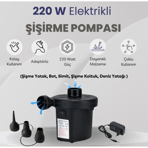 İki Yönlü Elektrikli Hava Pompası ( Lisinya ) İki Yönlü Elektrikli Hava Pompası ( Lisinya )