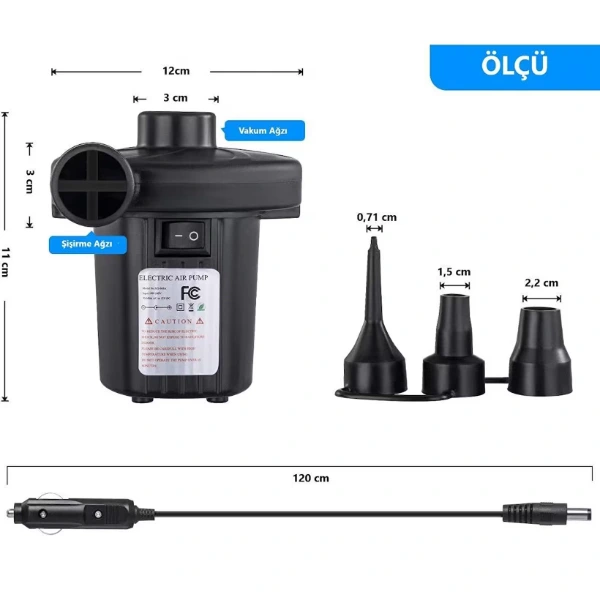 İki Yönlü Elektrikli Hava Pompası ( Lisinya ) İki Yönlü Elektrikli Hava Pompası ( Lisinya )