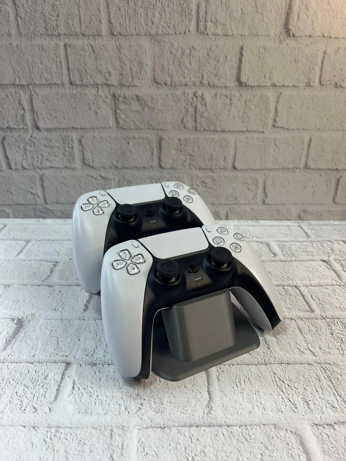 İkili Gamepad Tutucu Antrasit 7x18 Cm Oyun Aksesuarı ( Lisinya )