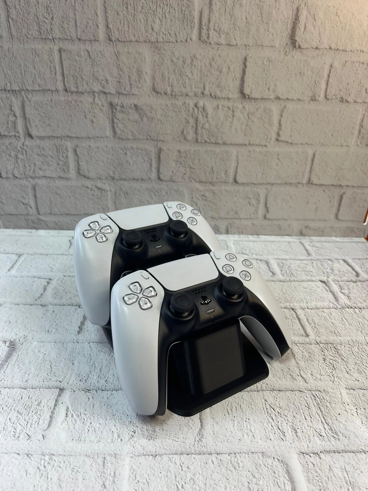 İkili Gamepad Tutucu Siyah 7x18 Cm Masa Ve Raf Düzeni ( Lisinya )