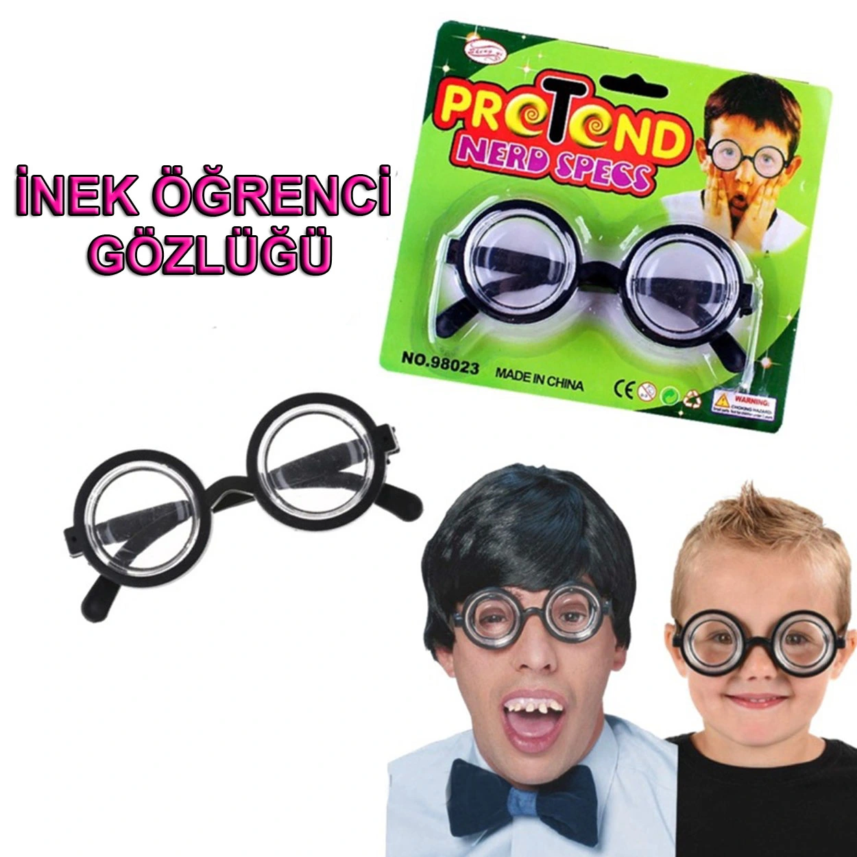 İnek Öğrenci Şaka Gözlüğü ( Lisinya )