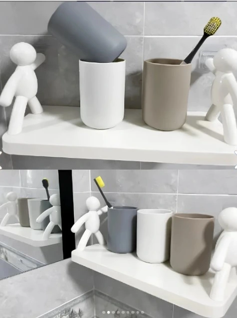 İnsan Figürlü Yapışkanlı Çok Amaçlı Duvar Rafı ( Lisinya ) İnsan Figürlü Yapışkanlı Çok Amaçlı Duvar Rafı ( Lisinya )