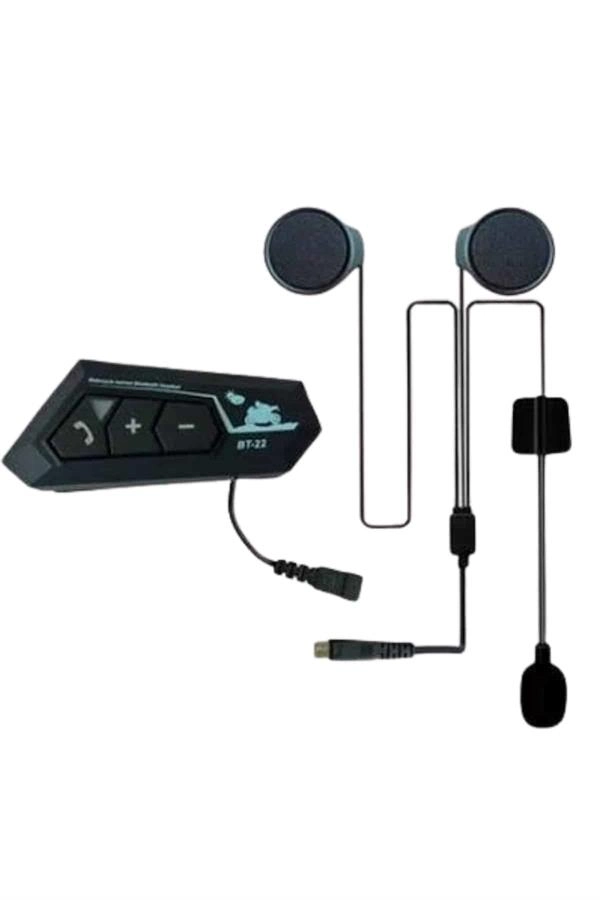 Intercom Bluetooth Kask Kulaklık Motosiklet Kulaklık 5.0 Bluetooth ( Lisinya )