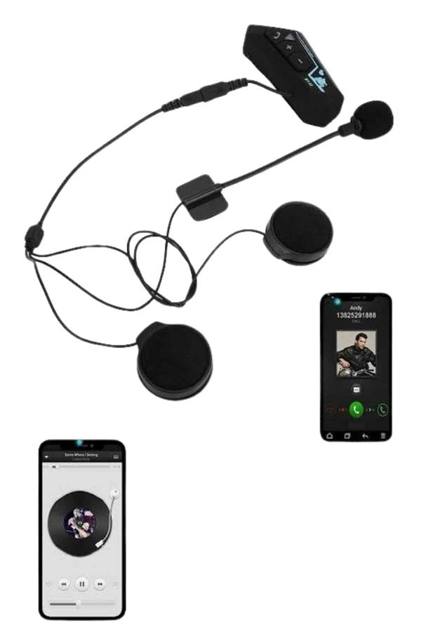 Intercom Bluetooth Kask Kulaklık Motosiklet Kulaklık 5.0 Bluetooth ( Lisinya )
