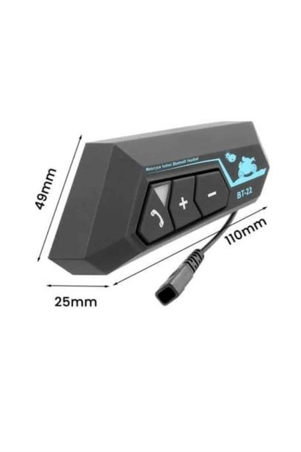 Intercom Bluetooth Kask Kulaklık Motosiklet Kulaklık 5.0 Bluetooth ( Lisinya )