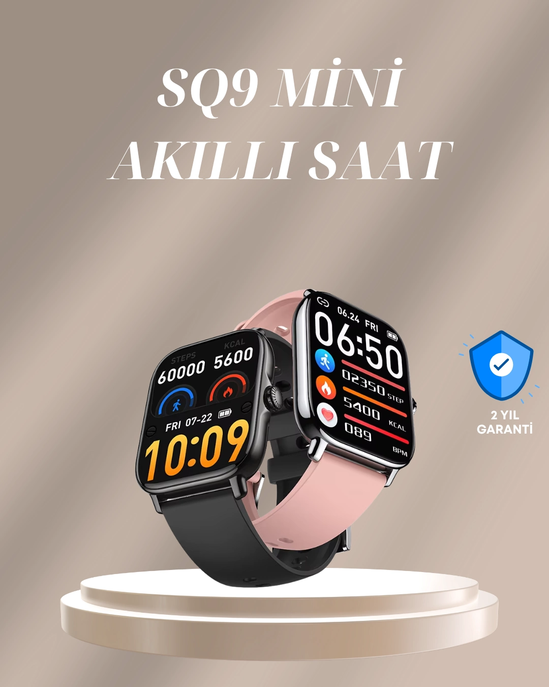 Ip67 Suya Dayanıklı Amoled Akıllı Saat Bildirim Ve Sağlık Takip Özellikli ( Lisinya )