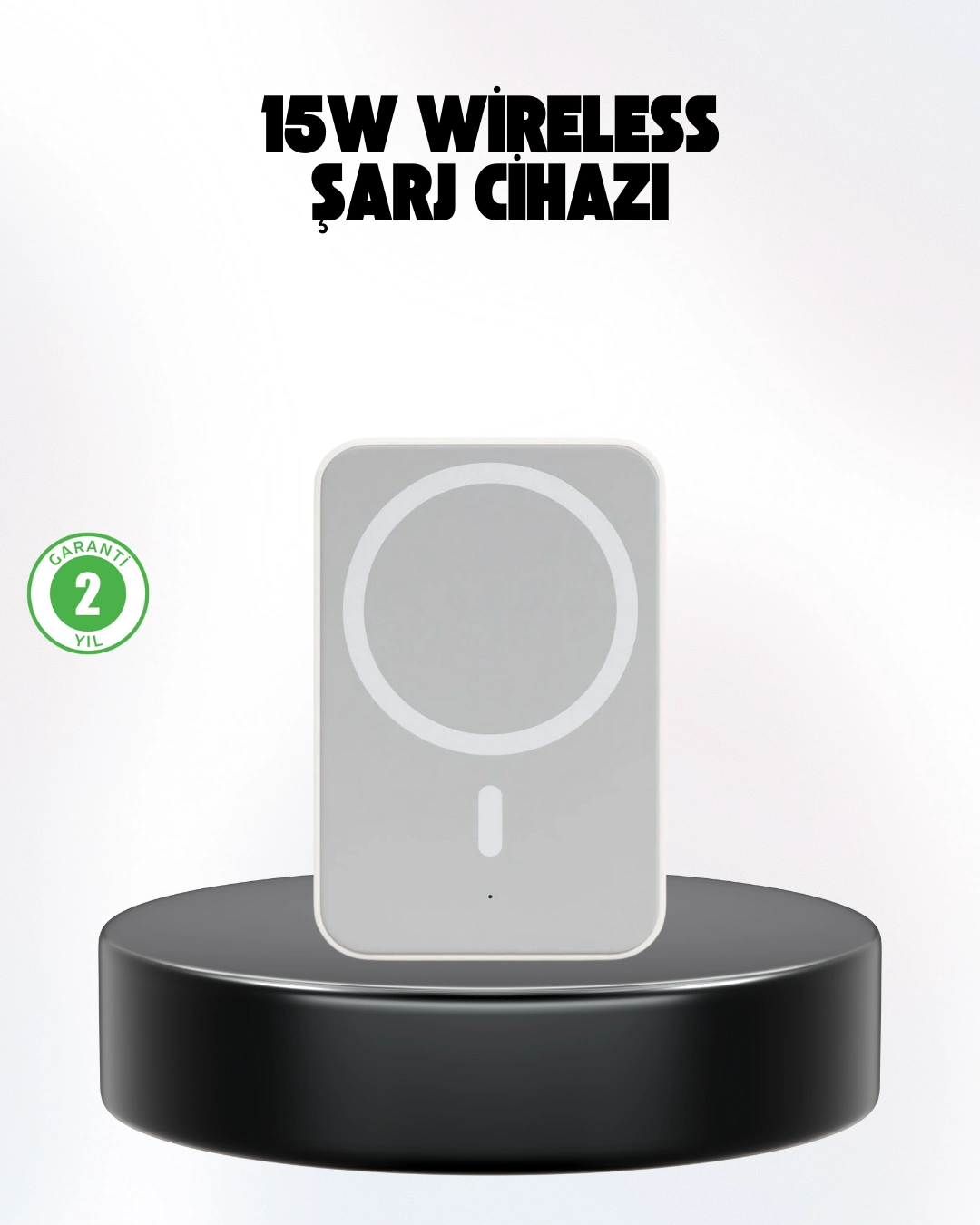 İphone Serileri İle Uyumlu Magsafe Manyetik Araç Telefon Tutucu Ve Şarj Cihazı ( Lisinya )