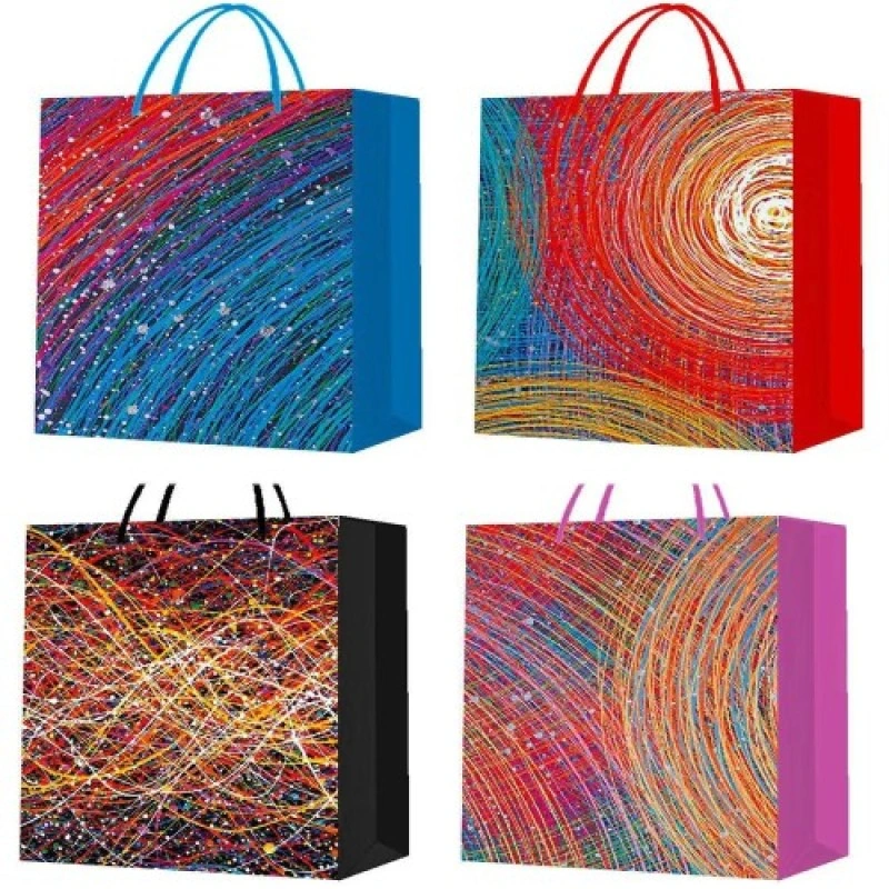 İpli Karton Çanta Büyük Boy ( Lisinya ) İpli Karton Çanta Büyük Boy ( Lisinya )