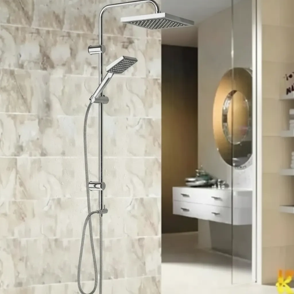 Irmak Premium Robot Yağmurlama Tepe Duş Sistemi – Modern Banyo Batarya Seti ( Lisinya )