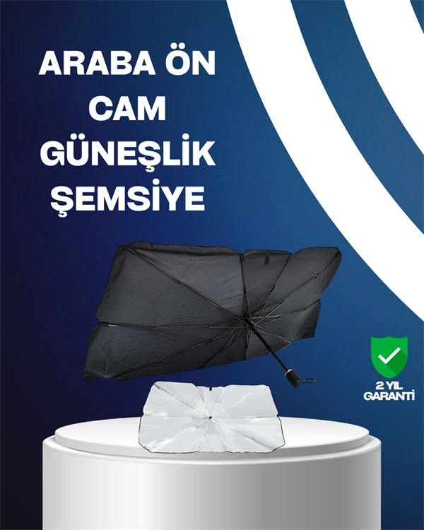 Isı Ve Uv Engelleyici Güneşlik – 360° Bükülebilir Şemsiye Sapı İle Konfor ( Lisinya )