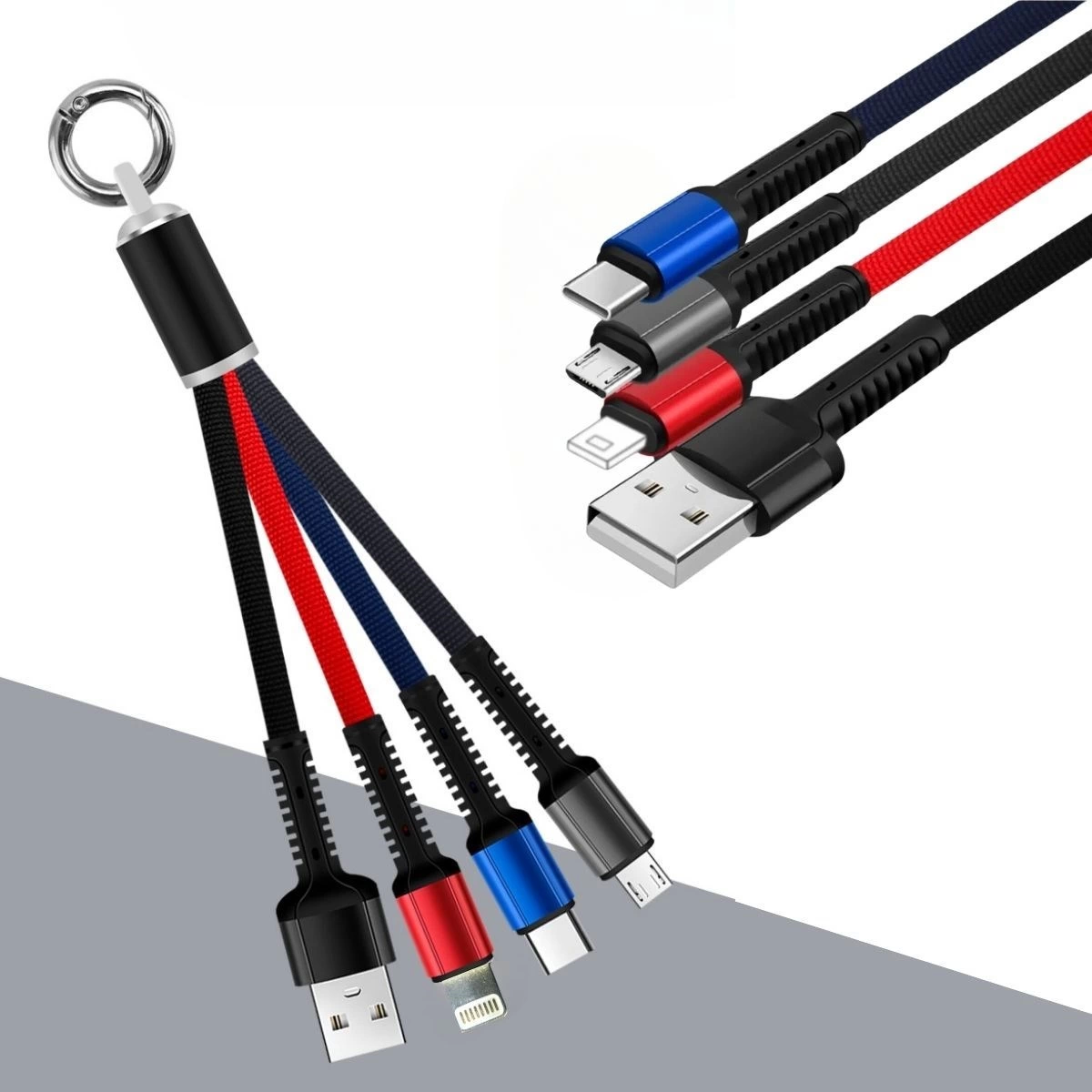 Işıklı Anahtarlık Model 3 İn 1 Usb Çıkışlı Mikro,type-c Ve İphone Uyumlu Şarj Kablosu ( Lisinya ) Işıklı Anahtarlık Model 3 İn 1 Usb Çıkışlı Mikro,type-c Ve İphone Uyumlu Şarj Kablosu ( Lisinya )