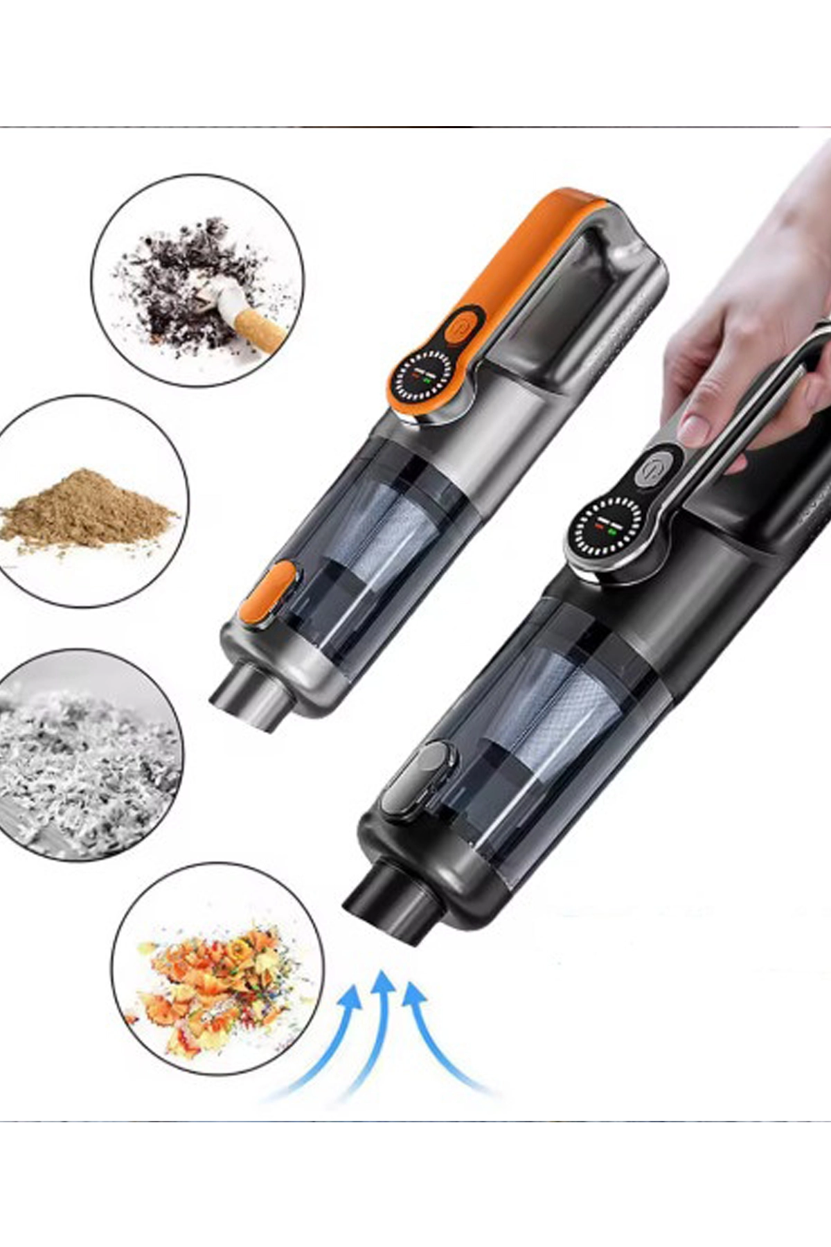 Işıklı Araç Süpürgesi Kablosuz 22.000 Pascal Çekim Gücü Vakum Ve Üfleme 2in1 10başlık Metal Filtreli ( Lisinya ) Işıklı Araç Süpürgesi Kablosuz 22.000 Pascal Çekim Gücü Vakum Ve Üfleme 2in1 10başlık Metal Filtreli ( Lisinya )