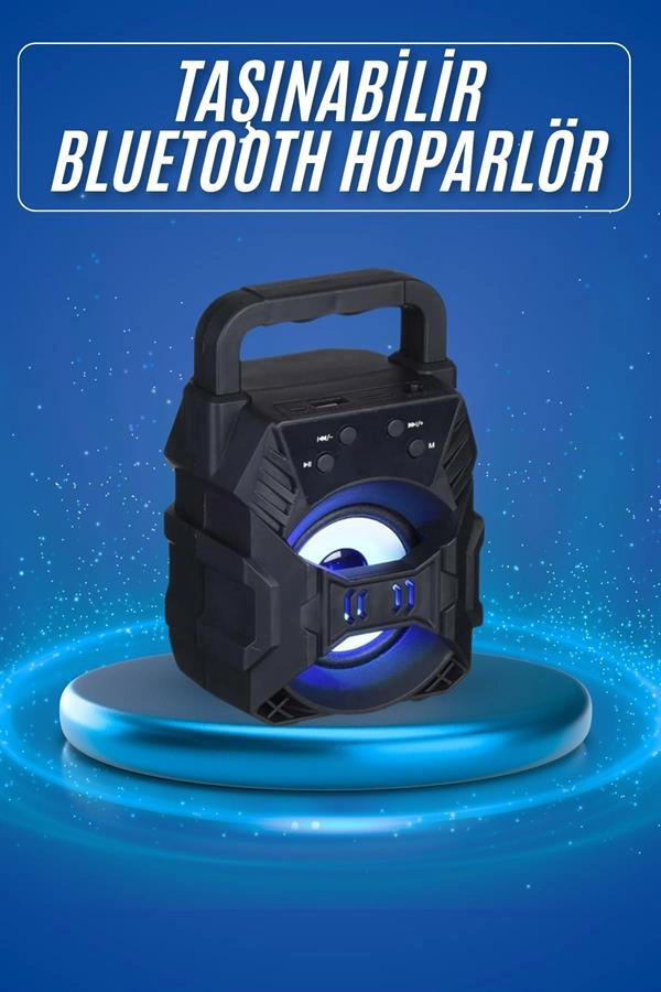 Işıklı Bluetooth Hoparlör Ses Bombası Taşınabilir Yüksek Ses Kaliteli Radyo Özelliği ( Lisinya ) Işıklı Bluetooth Hoparlör Ses Bombası Taşınabilir Yüksek Ses Kaliteli Radyo Özelliği ( Lisinya )