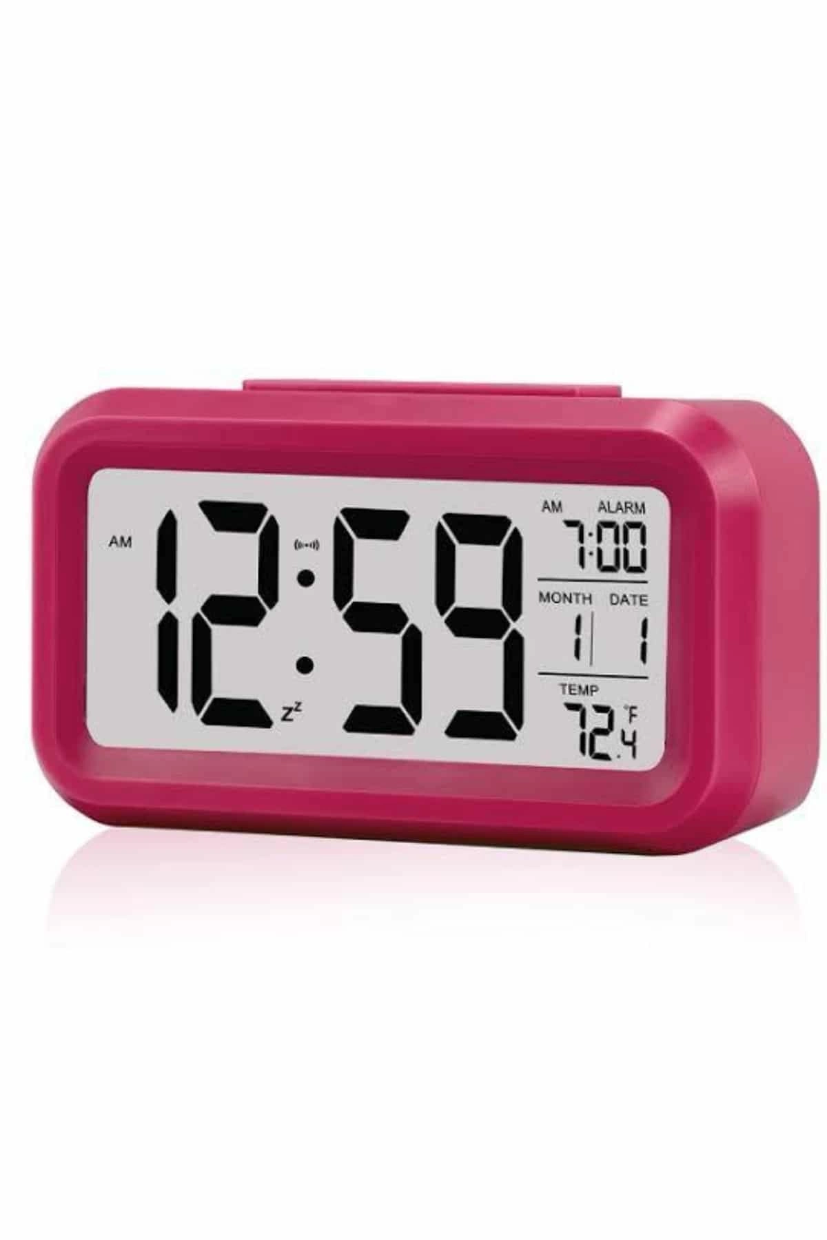 Işıklı Dereceli Masa Ofis Saati Alarmlı Termometre Takvim Çalar Saat ( Lisinya ) Işıklı Dereceli Masa Ofis Saati Alarmlı Termometre Takvim Çalar Saat ( Lisinya )