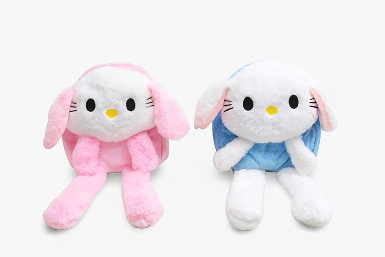 Işıklı Peluş Oynar Kulaklı My Melody Ve Cinnamoroll Sırt Çantası ( Lisinya ) Işıklı Peluş Oynar Kulaklı My Melody Ve Cinnamoroll Sırt Çantası ( Lisinya )