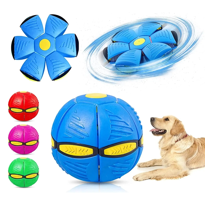 Işıklı Zıplayan Frizbi Evcil Hayvan Topu ( Lisinya )