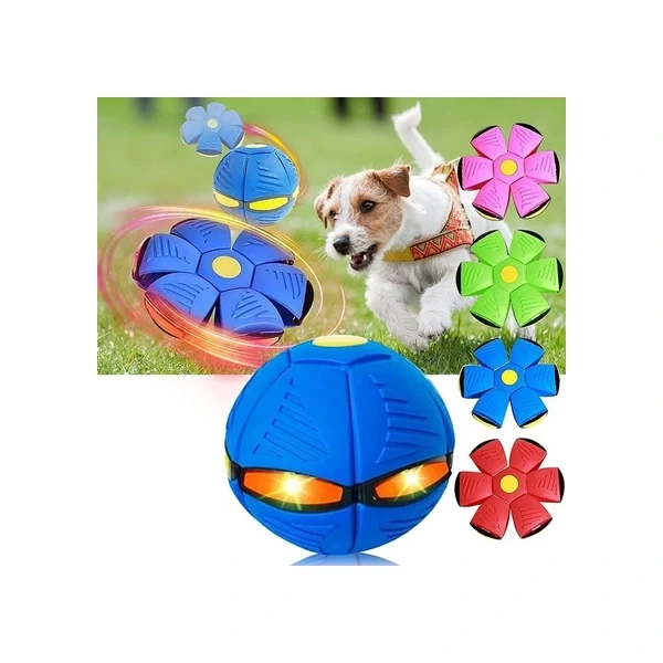 Işıklı Zıplayan Frizbi Evcil Hayvan Topu ( Lisinya )