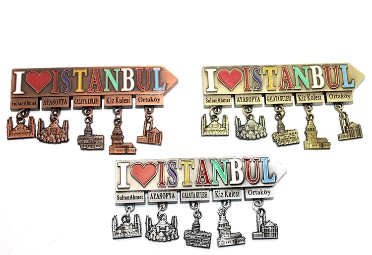 İstanbul Temalı Metal Magnet Alk3343 ( Lisinya )