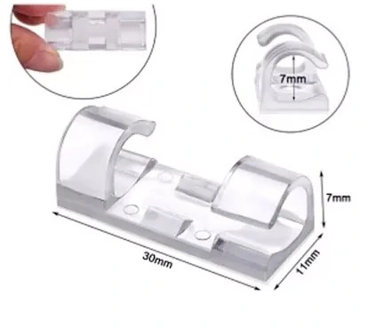 Kablo Sabitleyici Klips Seti 20 Adet ( Lisinya ) Kablo Sabitleyici Klips Seti 20 Adet ( Lisinya )
