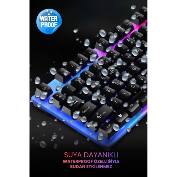 Kablolu Işıklı Gaming Standart Türkçe Q Klavye Ve Mouse Seti ( Lisinya ) Kablolu Işıklı Gaming Standart Türkçe Q Klavye Ve Mouse Seti ( Lisinya )
